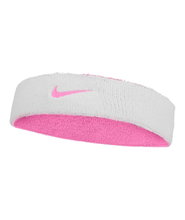 Nike Swoosh Classic Reversible Headband (Cotton Blend) pink/white - 1 piece